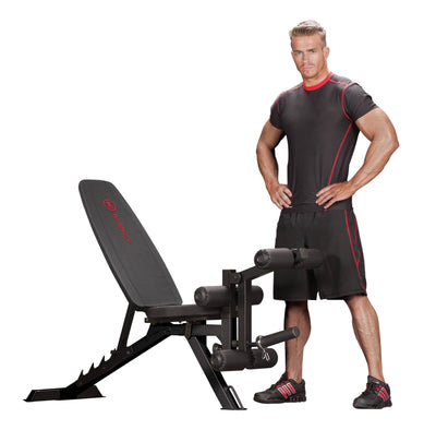Marcy Multipurpose Adjustable Compact Home Gym Workout Utility Slant Board Bench
