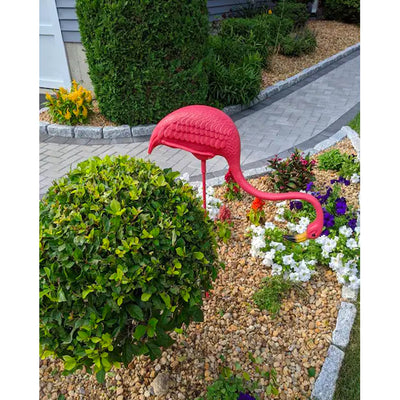 Union Products Outdoor Featherstone 38" Tall Flamingo Lawn Ornament (Open Box)