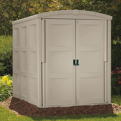 Suncast GS9000 Large Outdoor Vertical Shed Storage Building 200 Cu Ft - Open Box