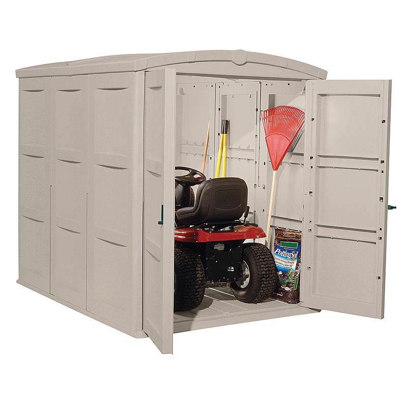 Suncast GS9000 Large Outdoor Vertical Shed Storage Building 200 Cu Ft - Open Box