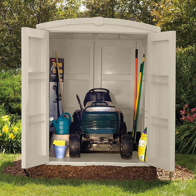 Suncast GS9000 Large Outdoor Vertical Shed Storage Building 200 Cu Ft - Open Box