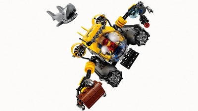LEGO® CITY® Deep Sea Submarine 60092 Explorers 274 Pieces Kit (Open Box)