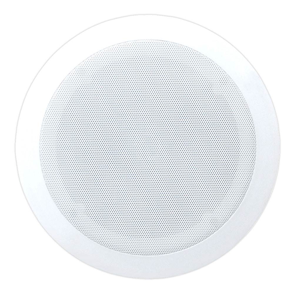 Pyle PDIC51RD 5.25 Inch Round 150 Watt In Ceiling, or In-Wall Speakers, White