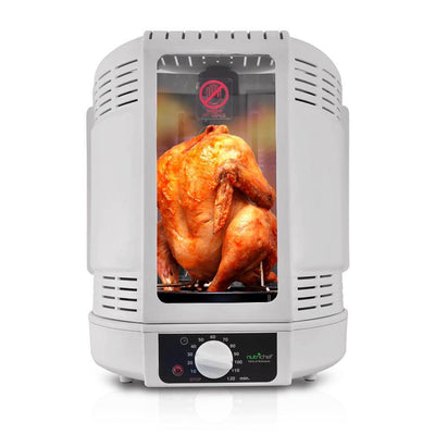 Nutrichef Countertop Electric Rotating Kitchen Grill Rotisserie Oven-Open Box