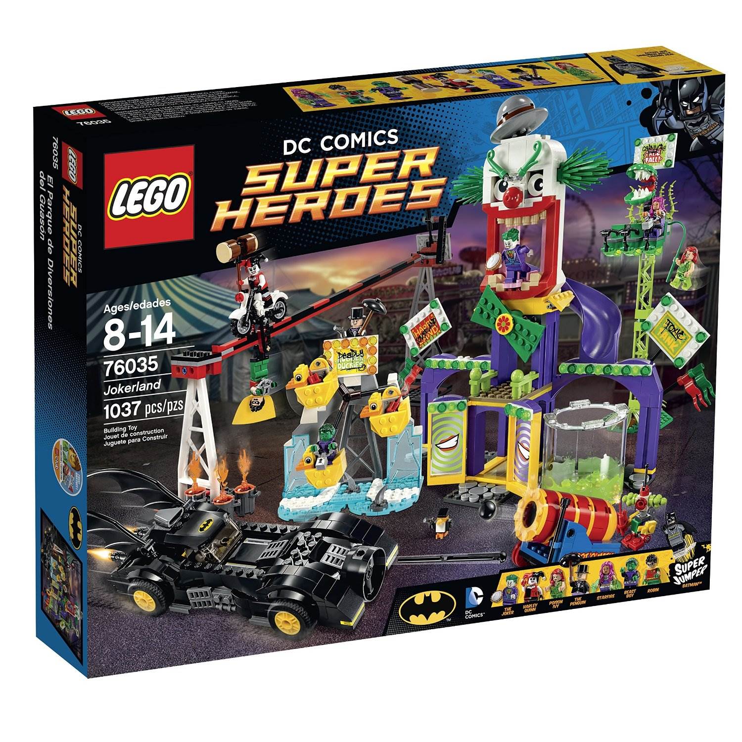 LEGO® DC Universe Batman Super Heroes Jokerland 1037pc Building Kit - Open Box