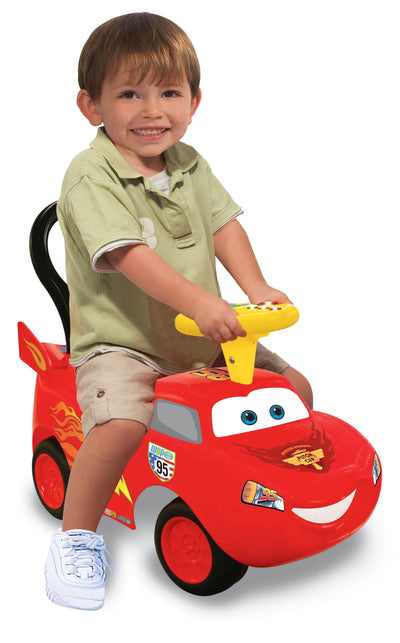 Kiddieland Disney Pixar Cars Lightning McQueen Activity Ride-On Push (Open Box)