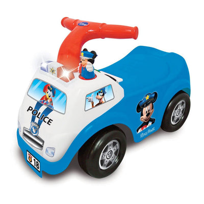 Kiddieland Disney Mickey Mouse Police Drive Along Ride-On Push Car (Open Box)