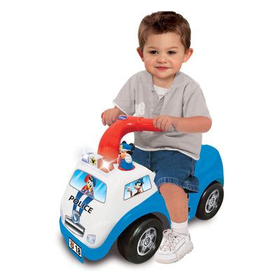 Kiddieland Disney Mickey Mouse Police Drive Along Ride-On Push Car (Open Box)
