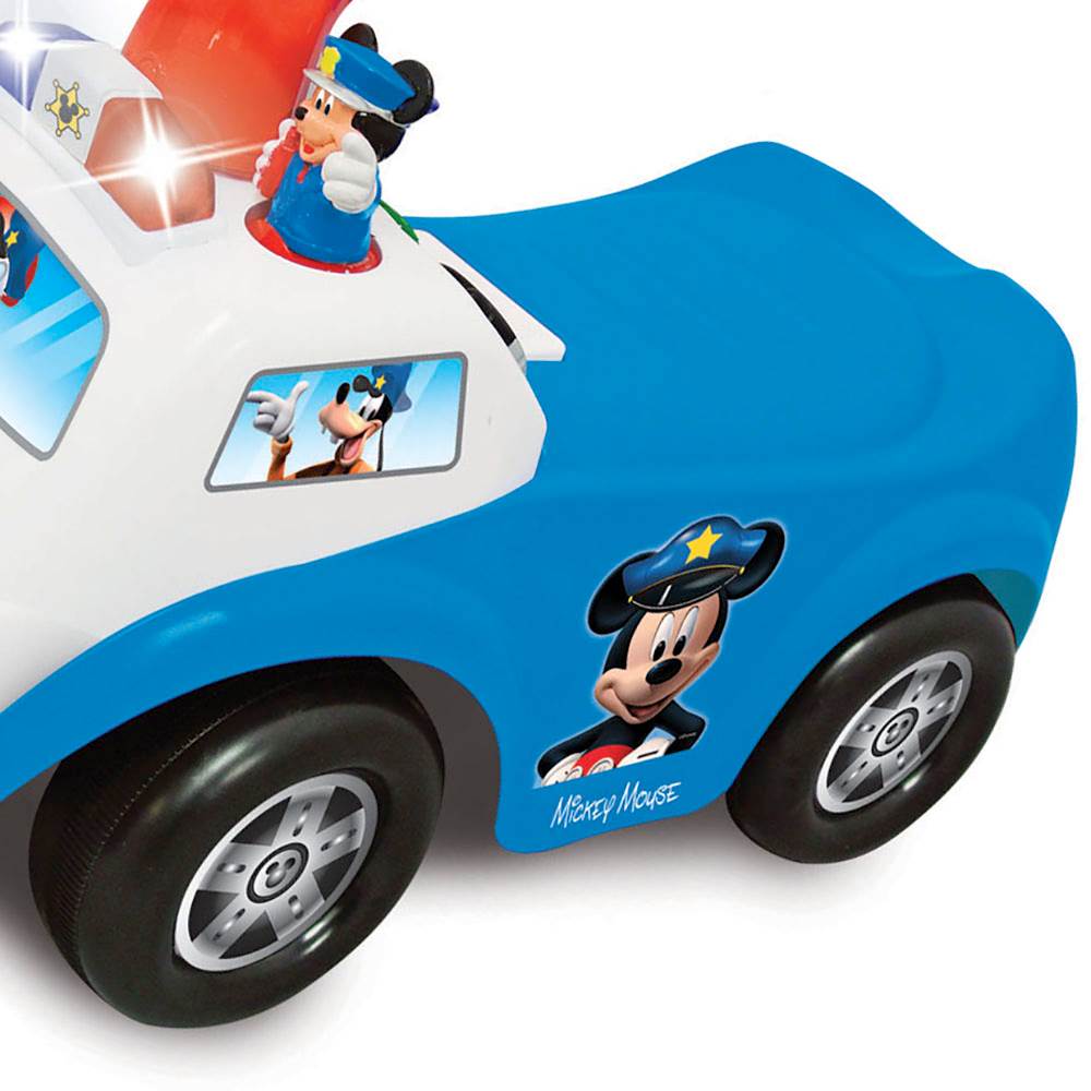 Kiddieland Disney Mickey Mouse Police Drive Along Ride-On Push Car (Open Box)