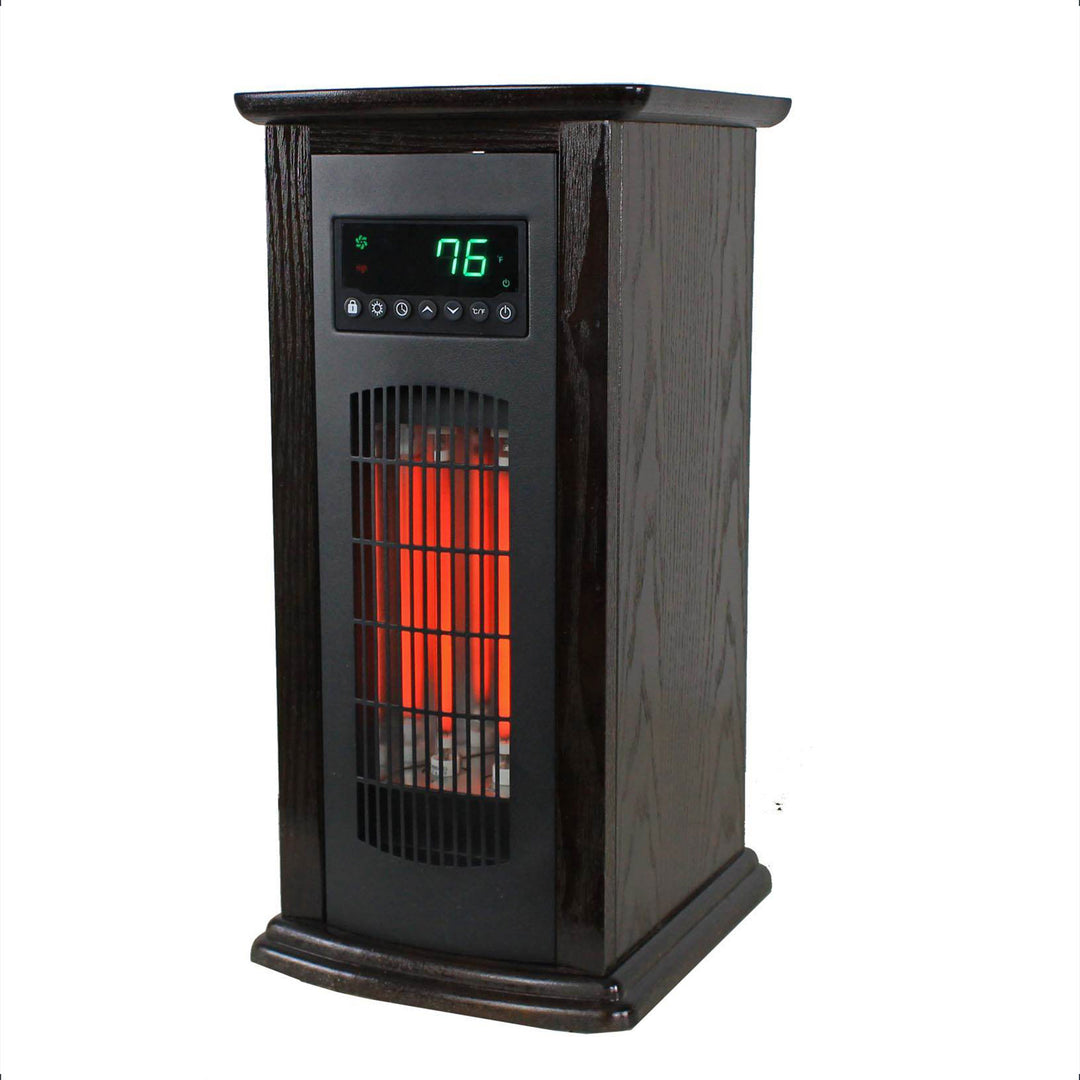 LifeSmart LifePro 1500W 1500 BTU Infrared Quartz Tower Space Heater (Open Box)