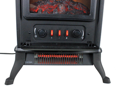 Warm Living 1000W Electric Infrared 800 Sq Ft Home Stove Fireplace - Open Box