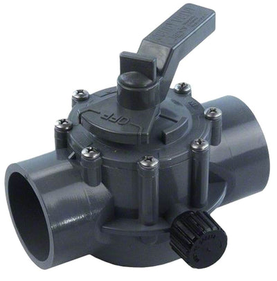 Zodiac Jandy 2876 2-2.5" Gray Two Port Pool Spa Valve Replacement (Open Box)