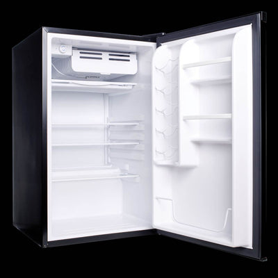 Haier 4.5-Cubic Foot Compact Fridge With Freezer, Black (Damaged)