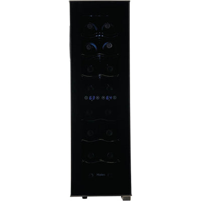 Haier Thermoelectric 16-Bottle Dual Zone Glass Door Wine Fridge (Open Box)