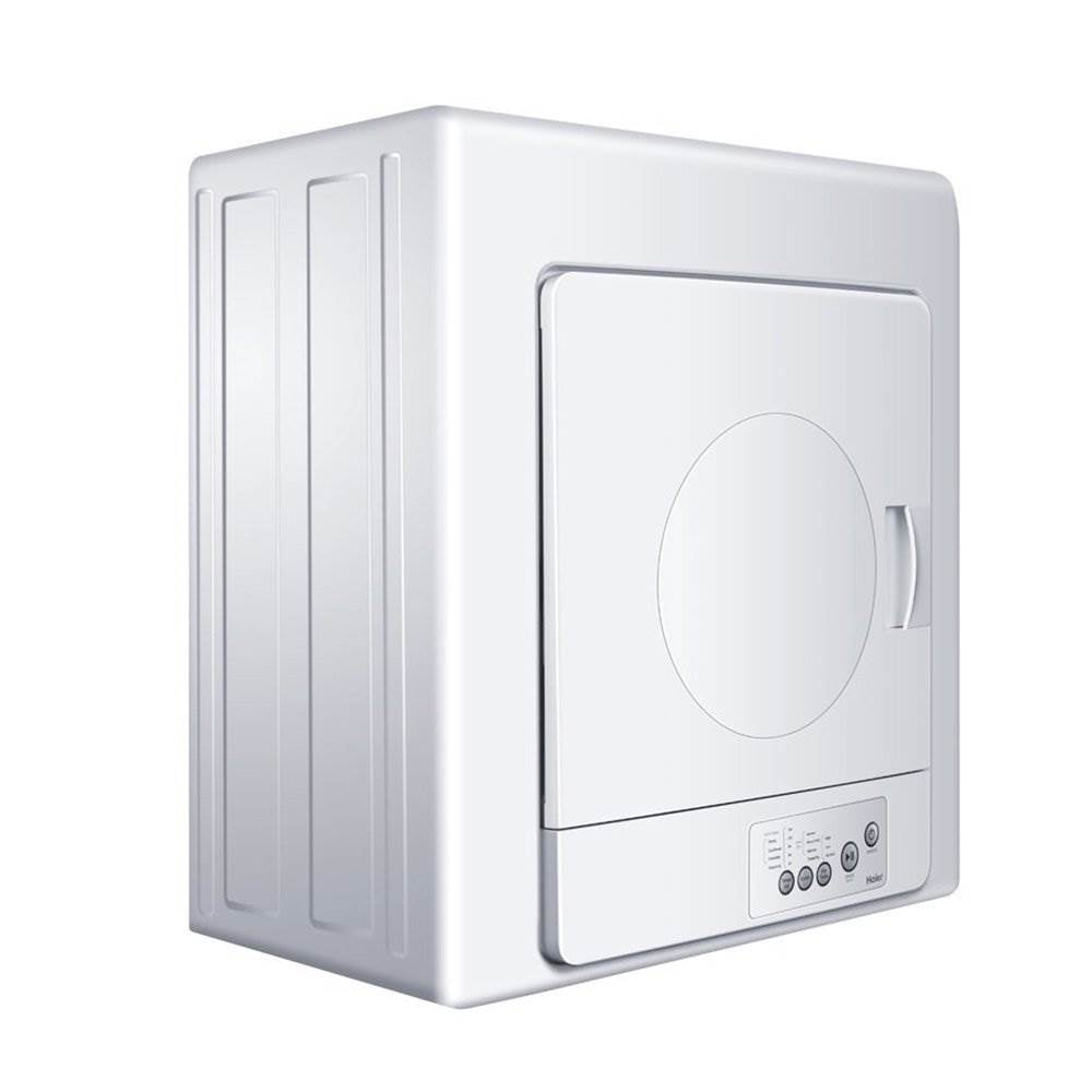 Haier 2.6 Cubic Feet Compact Vented Dryer Electronic Controls (Open Box)