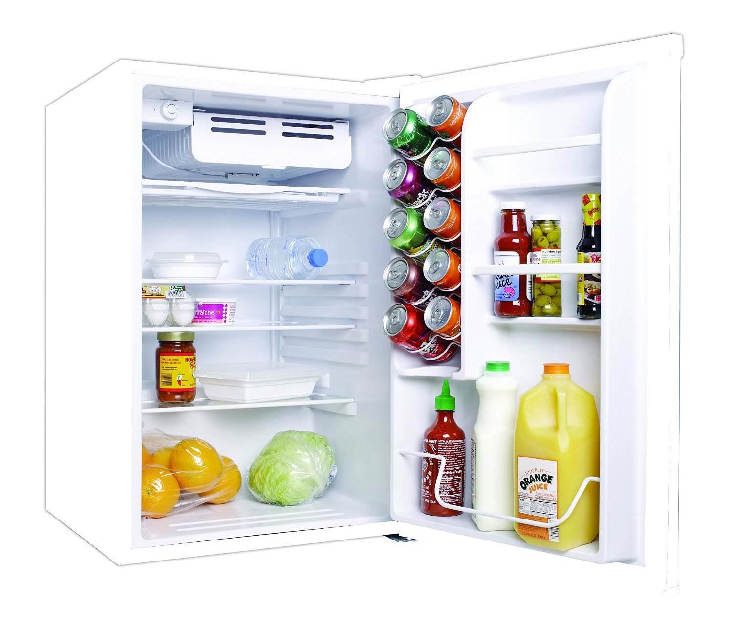 Haier 4.5-Cubic Foot Compact Fridge With Freezer | White (Open Box)