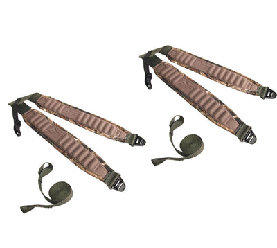 (2) Summit Deluxe Deer Hunting Mossy Oak Treestand Backpack Strap Sets | 85254