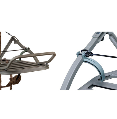 SUMMIT Titan & 180 Max 6 Ch Climbing Treestand Footrest + Rapid Climb Stirrups