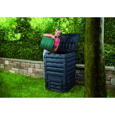 Exaco Trading  Eco Master 450 120 Gallon Garden Compost Soil Bin (Open Box)