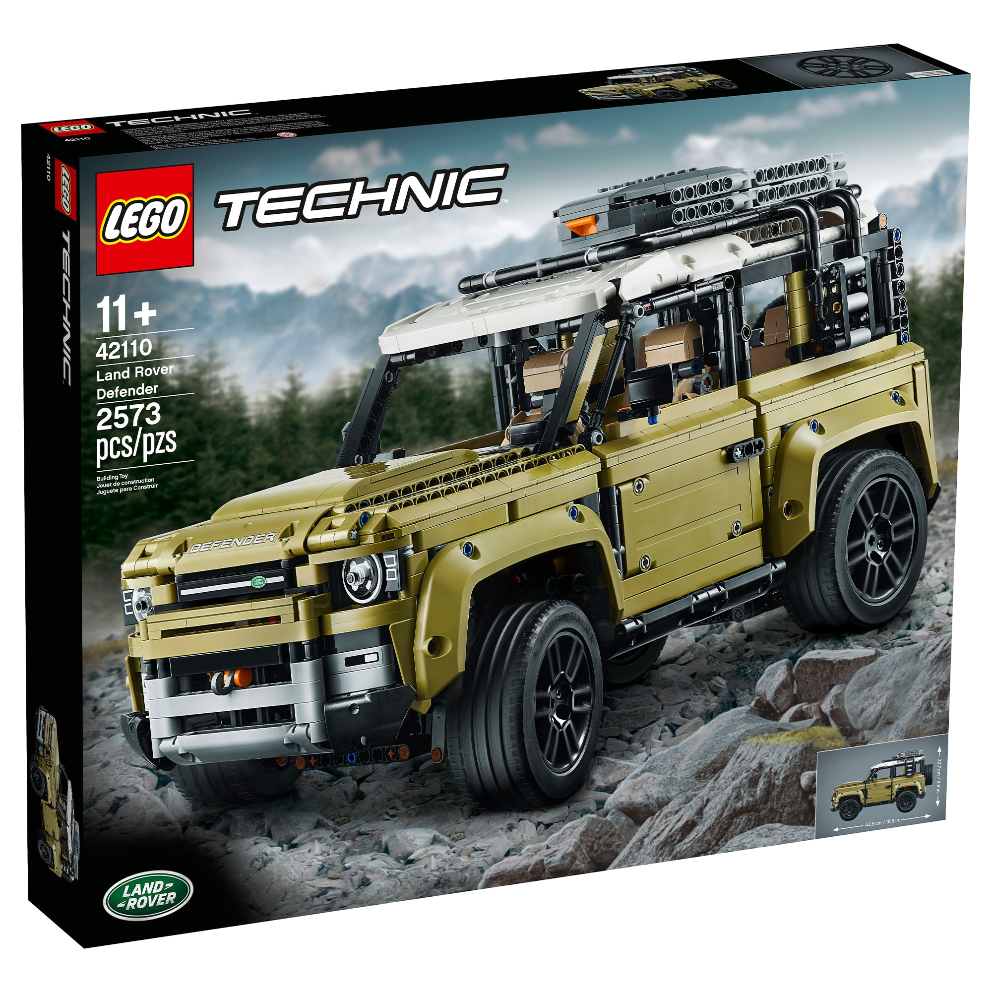 LEGO Technic 42110 Land Rover Defender Block Building Kit (2,573 Pieces)