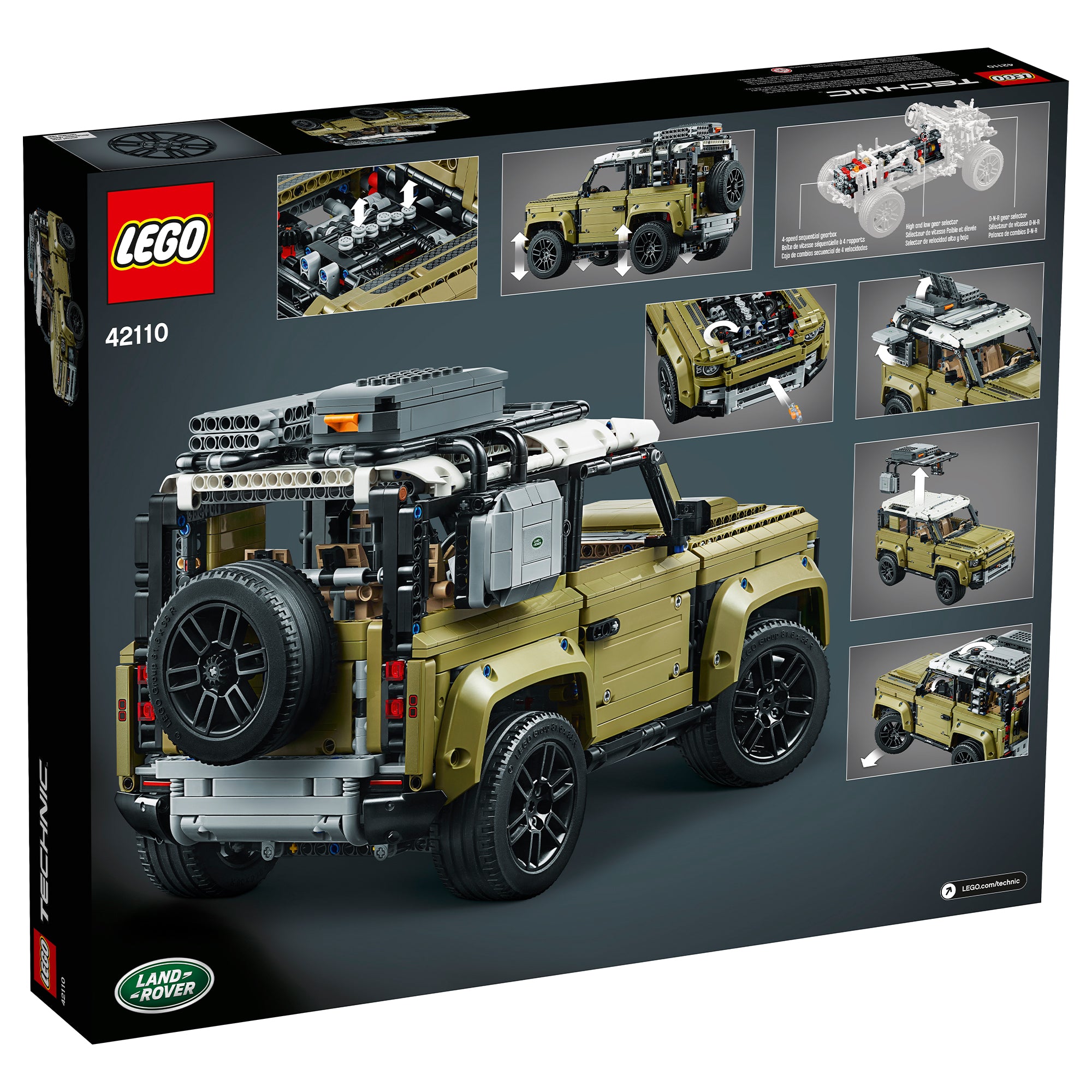LEGO Technic 42110 Land Rover Defender Block Building Kit (2,573 Pieces)