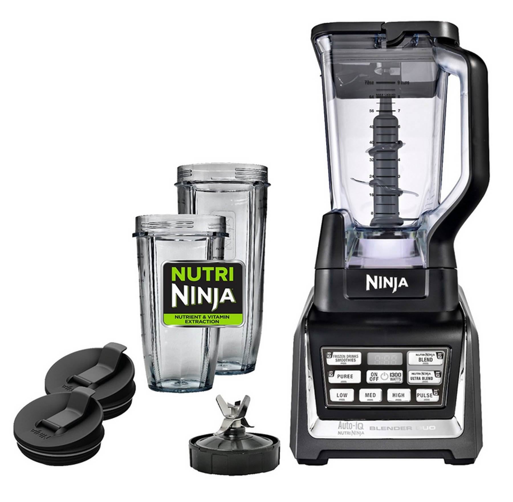 Nutri Ninja BL642 DUO 1300W Auto-iQ Professional Digital Power Blender Extractor