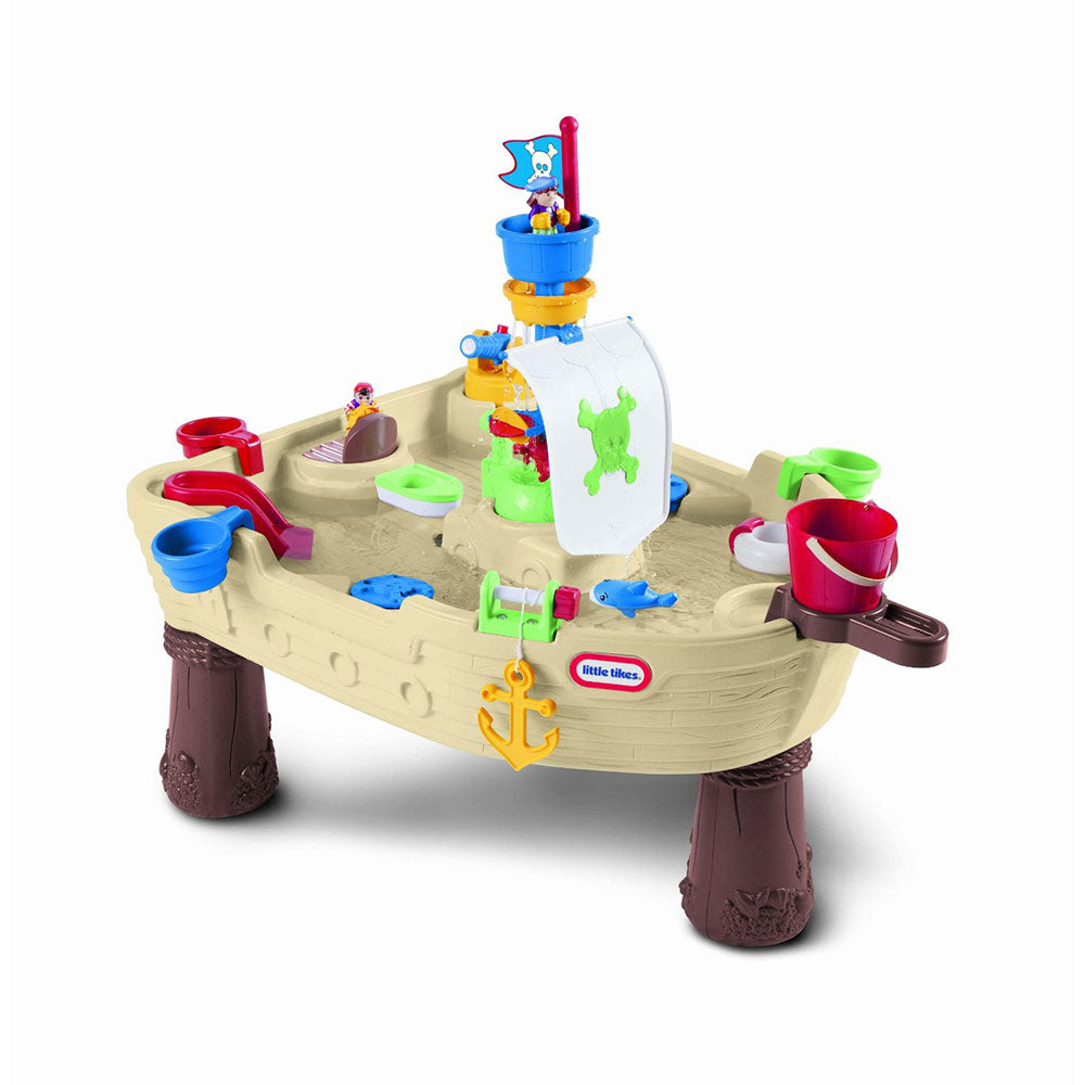 Little Tikes Anchors Away Pirate Ship Outdoor Play Water Table 628566M -Open Box