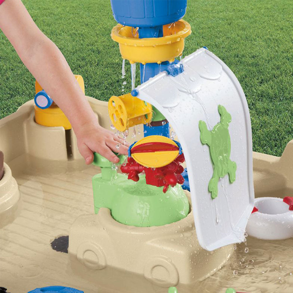 Little Tikes Anchors Away Pirate Ship Outdoor Play Water Table 628566M -Open Box