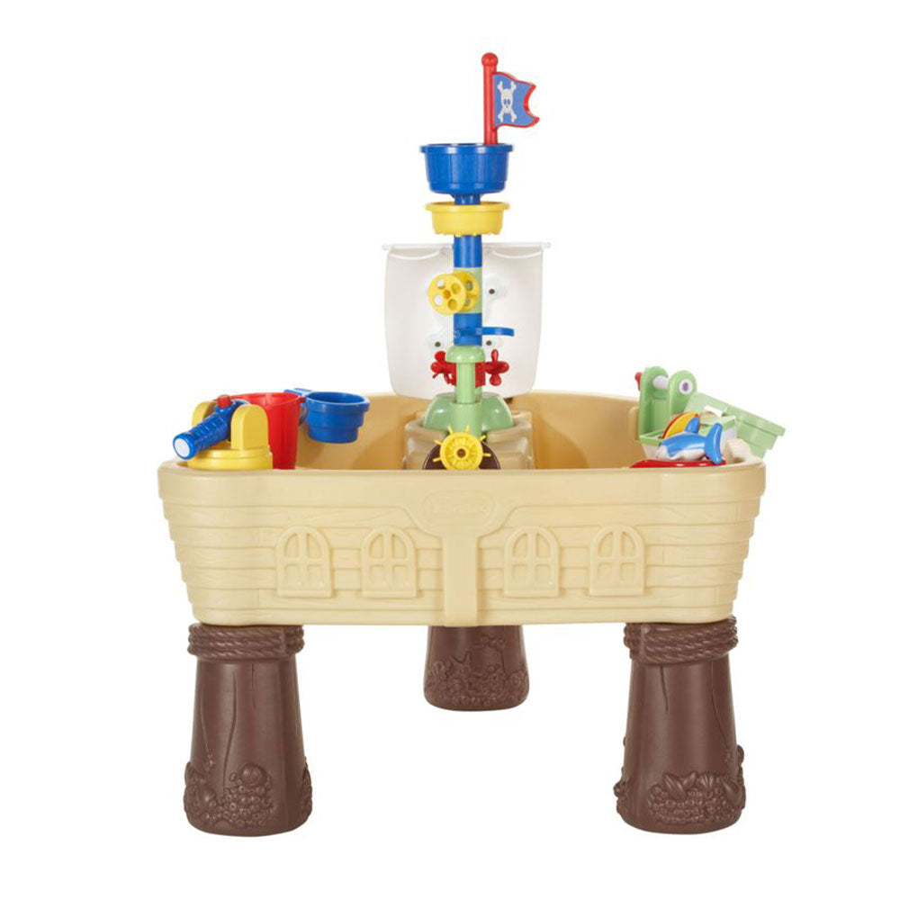 Little Tikes Anchors Away Pirate Ship Outdoor Play Water Table 628566M -Open Box