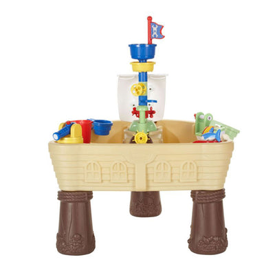 Little Tikes Anchors Away Pirate Ship Outdoor Play Water Table 628566M -Open Box