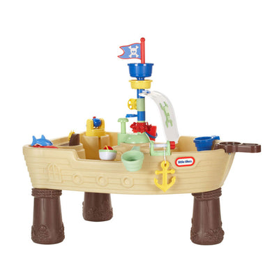 Little Tikes Anchors Away Pirate Ship Outdoor Play Water Table 628566M -Open Box