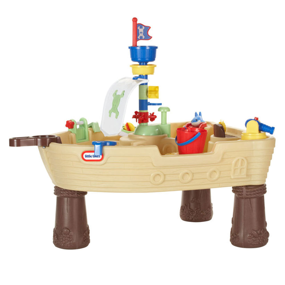 Little Tikes Anchors Away Pirate Ship Outdoor Play Water Table 628566M -Open Box
