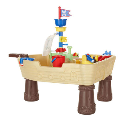 Little Tikes Anchors Away Pirate Ship Outdoor Play Water Table 628566M -Open Box