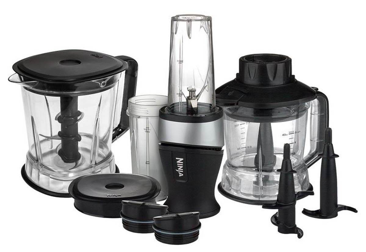 Nutri Ninja QB3004 2-in-1 Powerful 700W Blender Extraction Processor - Open Box