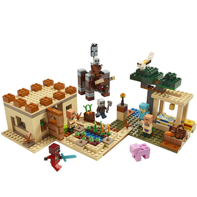 LEGO Minecraft 21160 The Illager Raid Toy Building Kit w/ Characters (562 Piece)