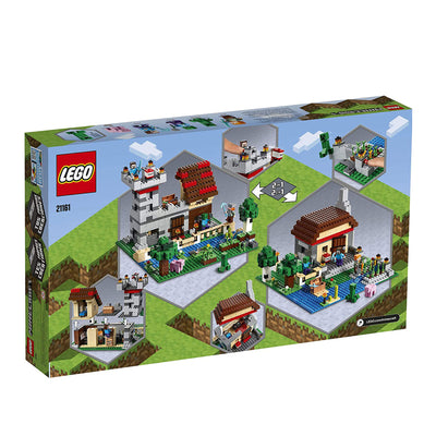 LEGO Minecraft The Crafting Box 3.0 Kit w/ Characters (564 Piece) (Open Box)
