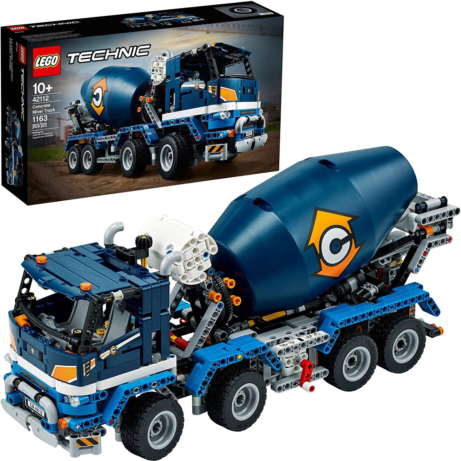 LEGO 6288784 Technic Concrete Mixer Model Truck Building Kit (1163 Pieces)