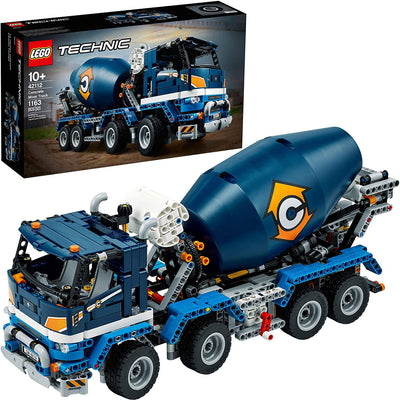 LEGO 6288784 Technic Concrete Mixer Model Truck Building Kit (1163 Pieces)