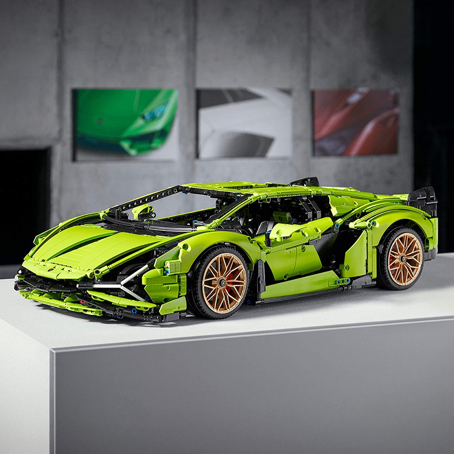 LEGO Lamborghini Sian FKP 37 Model 3696 Piece Building Set, 1:8 Scale(For Parts) - VMInnovations
