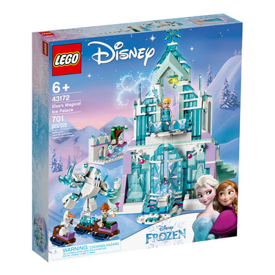 LEGO 43172 Disney Frozen Elsa’s Magical Ice Palace Building Kit w/ 4 Minifigures