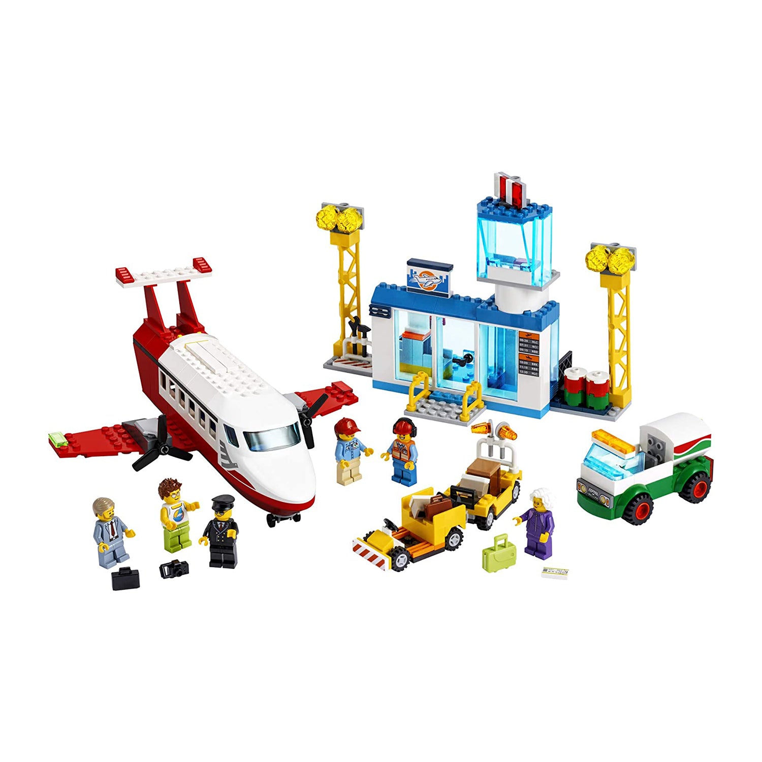 LEGO City Airplane 669 Piece Block Building Set Toy Kit for Kids (Open Box)