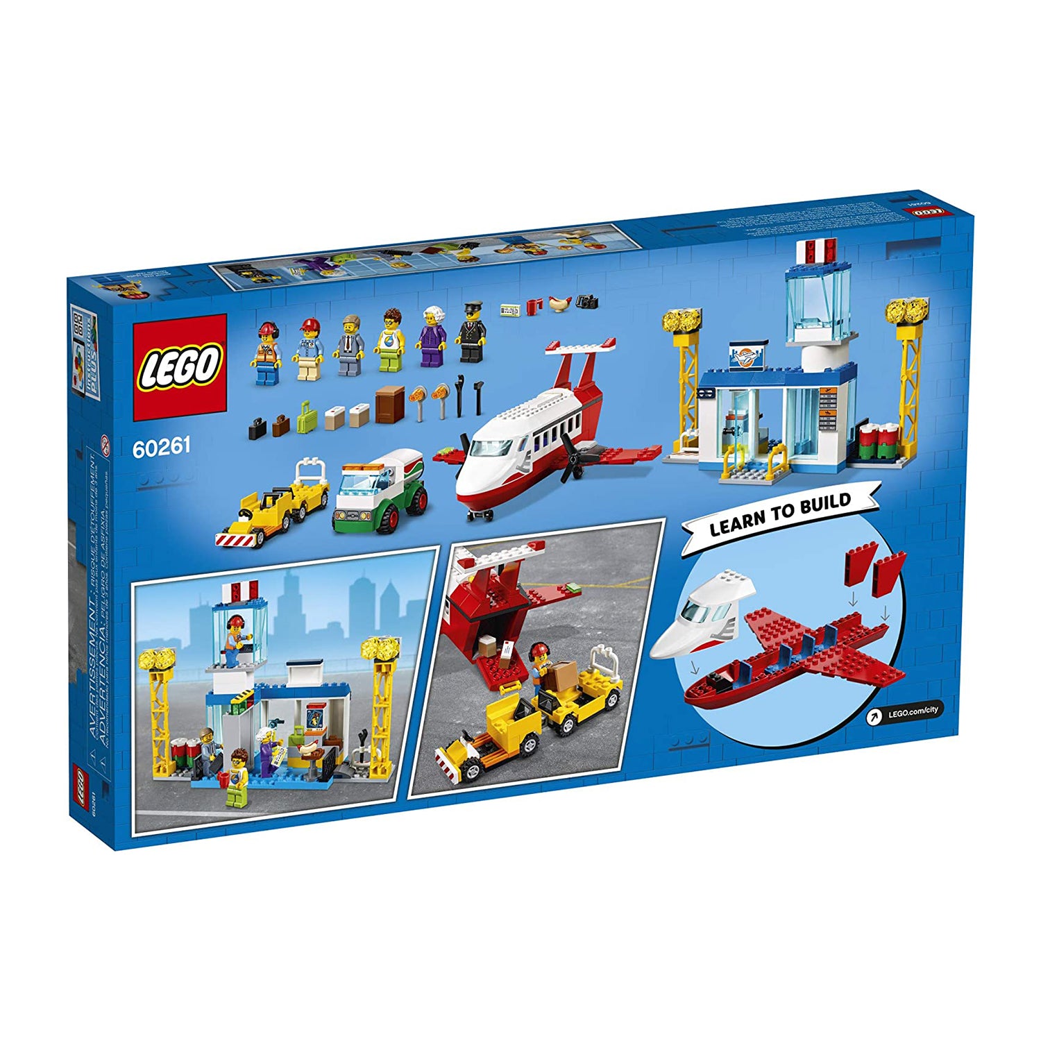 LEGO City Airplane 669 Piece Block Building Set Toy Kit for Kids (Open Box)