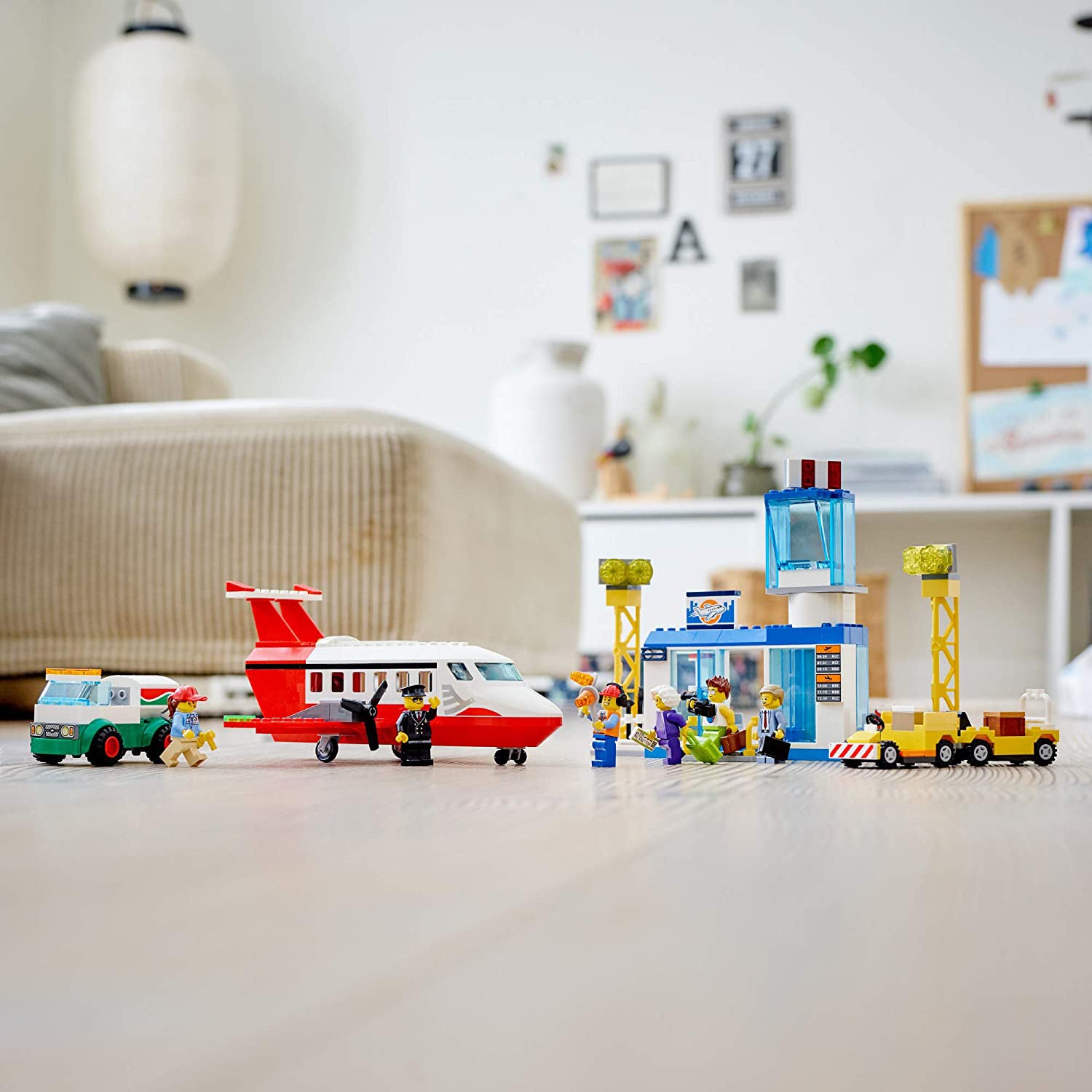LEGO City Airplane 669 Piece Block Building Set Toy Kit for Kids (Open Box)