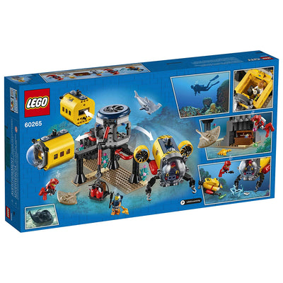 LEGO City 60265 Ocean Exploration Base 497 Piece Building Set with 5 Minifigures