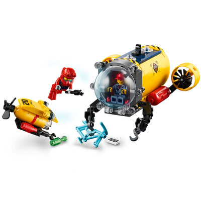 LEGO City 60265 Ocean Exploration Base 497 Piece Building Set with 5 Minifigures