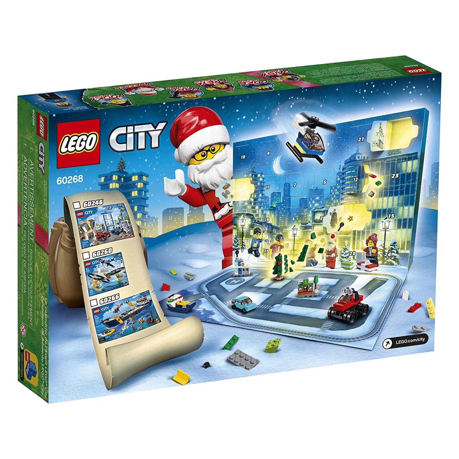 LEGO City Adventures 60268 Advent Calendar Build Kit w/ 6 Figures (342 Pieces)