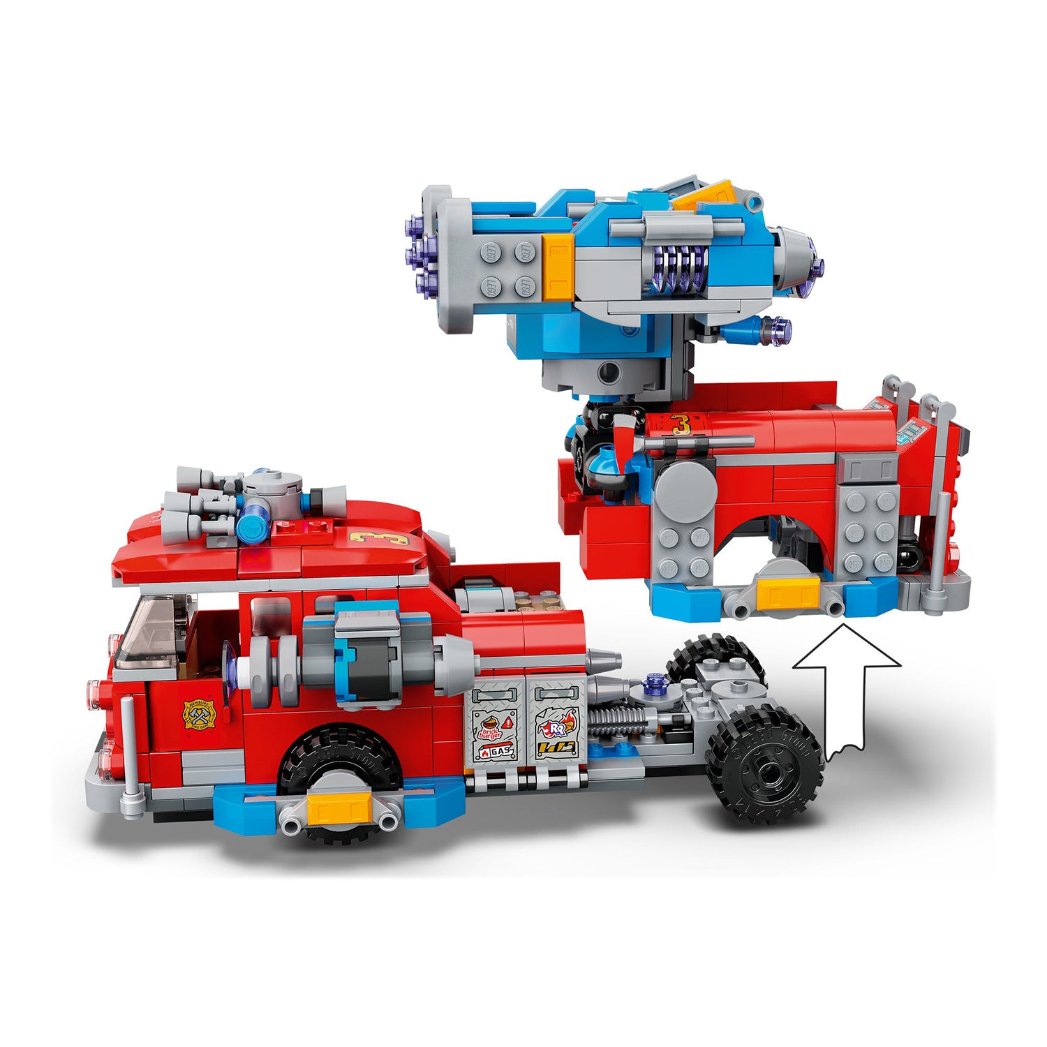 LEGO Hidden Side 70436 Phantom Fire Truck 3000 Building Block Set w/ Mecha Robot