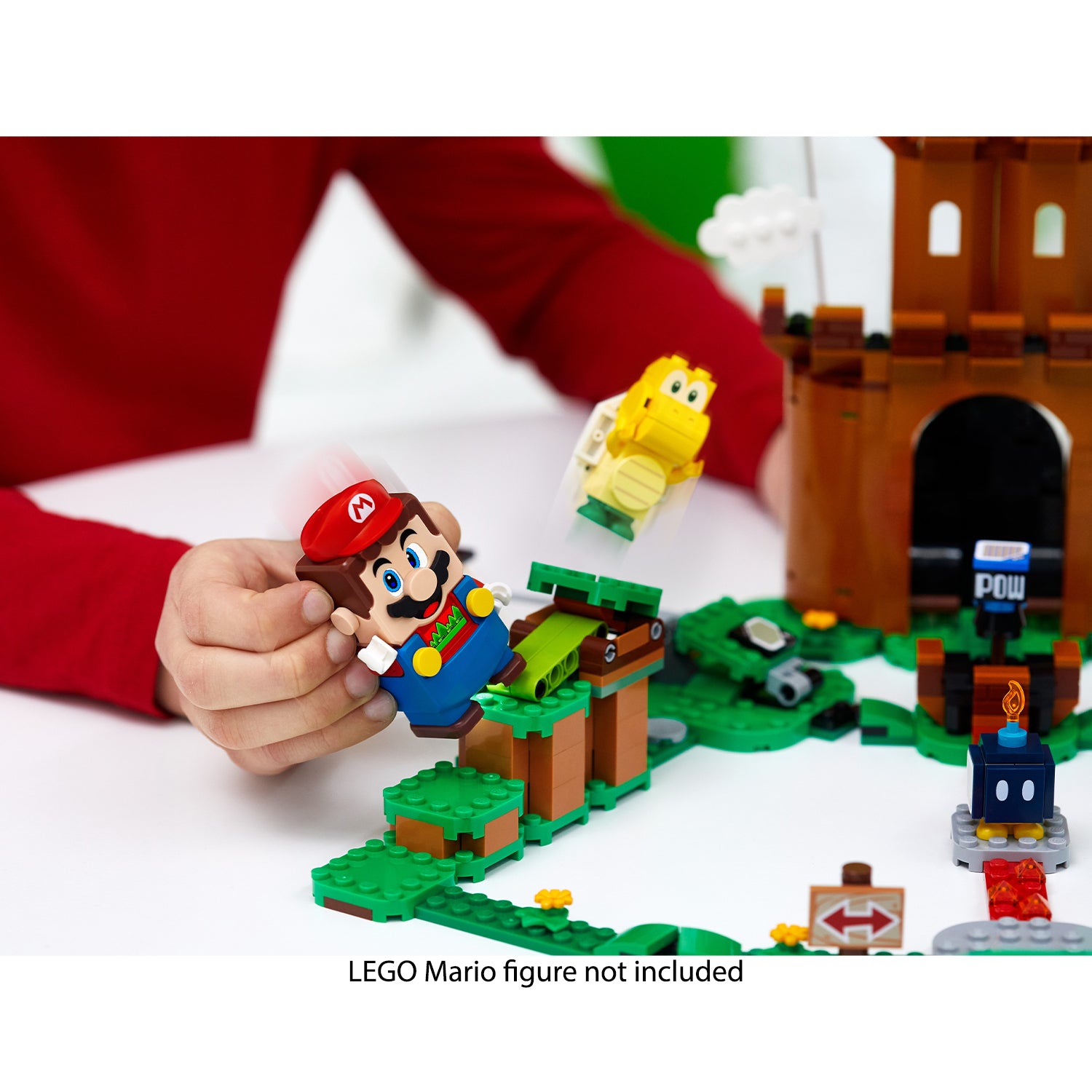 LEGO 71362 Super Mario Guarded Fortress Expansion Set Building Kit (468 Pieces)