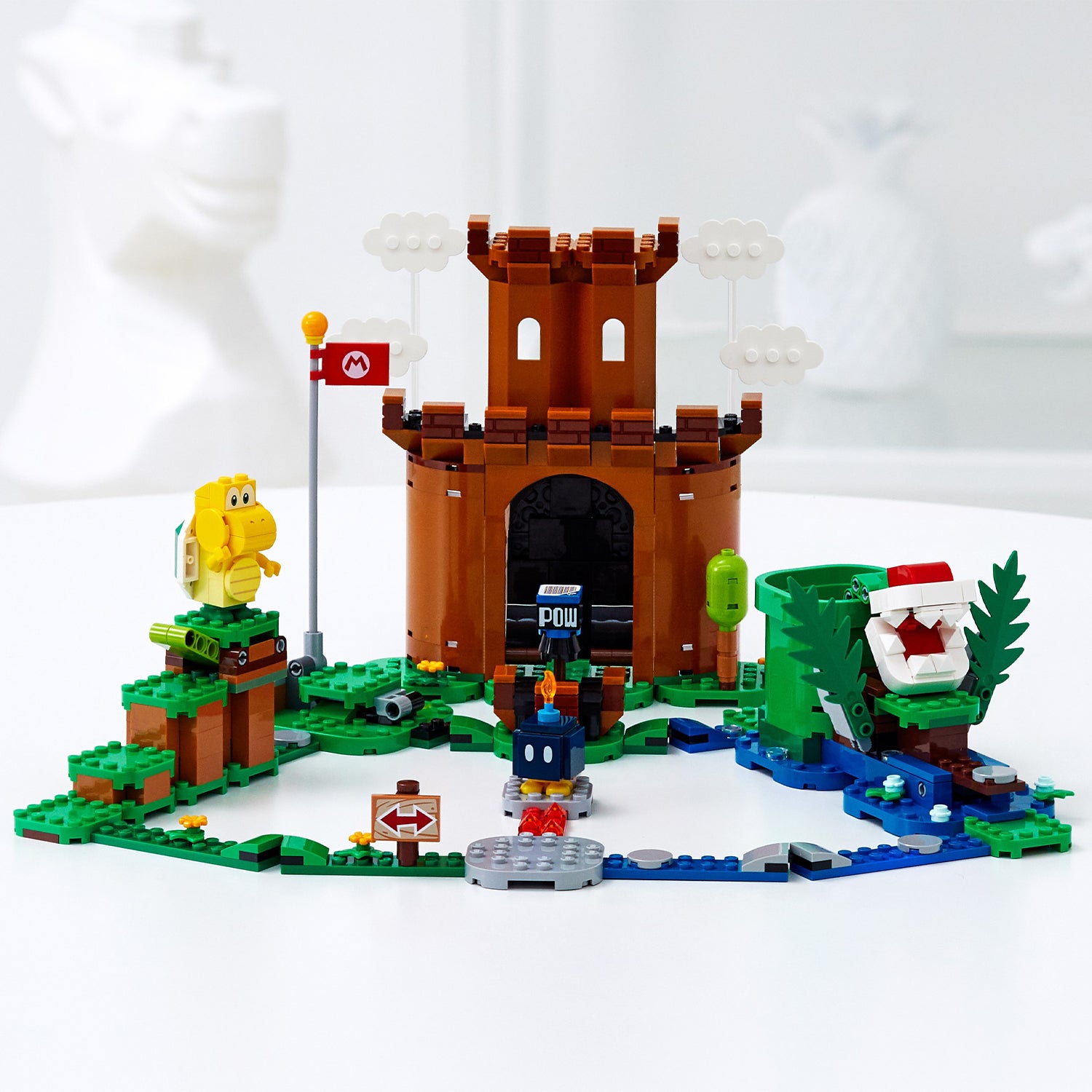 LEGO 71362 Super Mario Guarded Fortress Expansion Set Building Kit (468 Pieces)