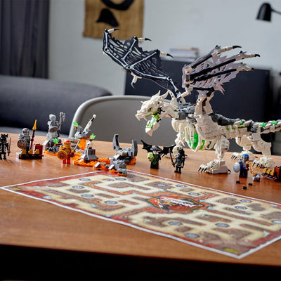 LEGO 71721 NINJAGO Skull Sorcerers Dragon Building Set & Board Game w/6 Figures